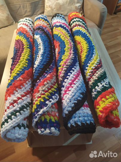 Вязаные коврики