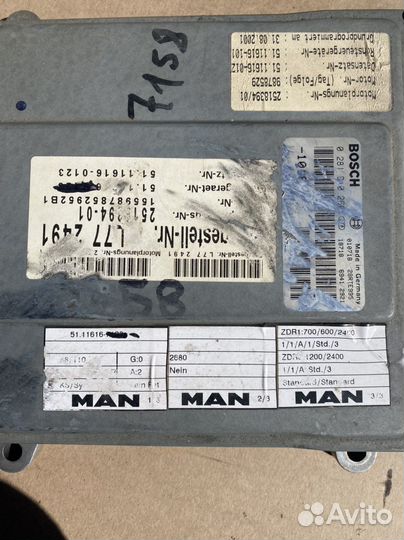 Блок управления двигателем Ман L2000 0281010260
