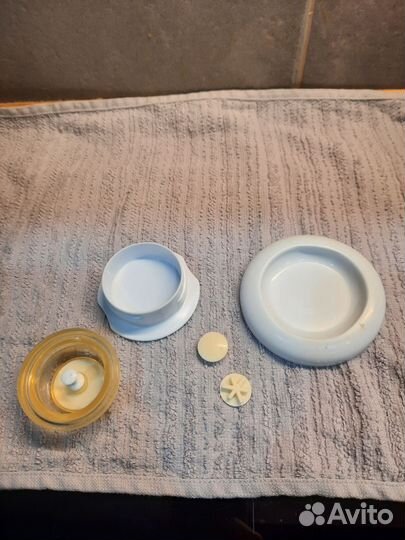 Молокоотсос avent+бутылочки+крышка для пустышки