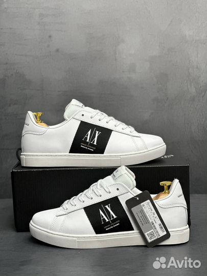 Кроссовки мужские Armani Exchange White