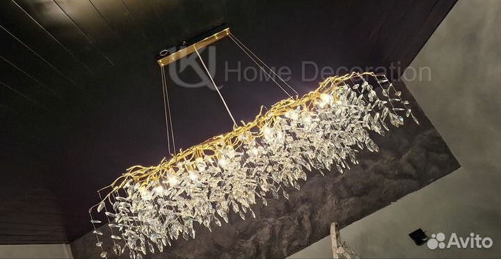 Дизайнерская люстра 160 см длина