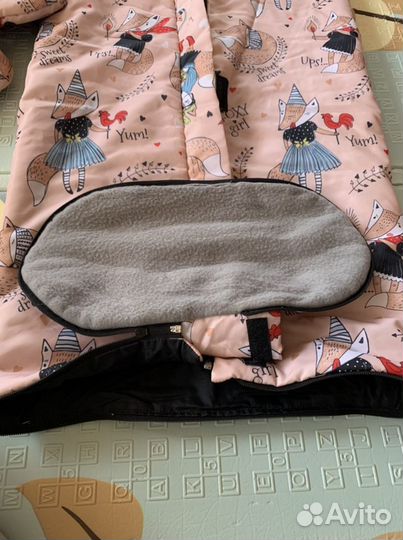 Зимний конверт в коляску