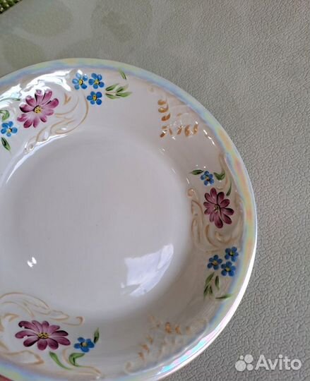 Блюдо сервировочное фарфор Дружковский завод