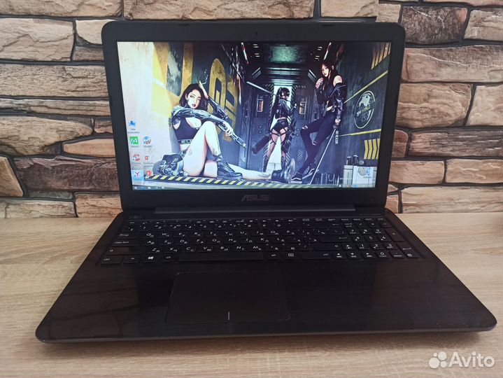 Мощный игровой ноутбук Asus i3/6gb