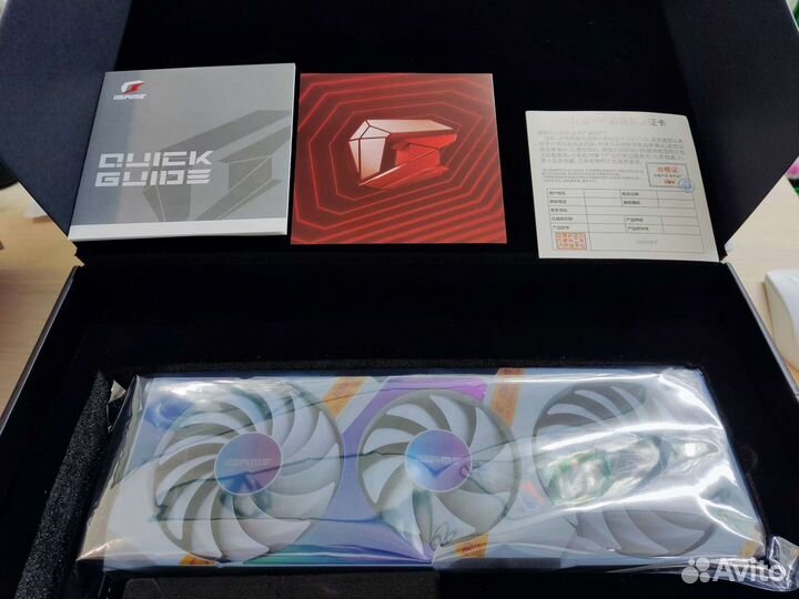 Видеокарта RTX 3070TI, белая