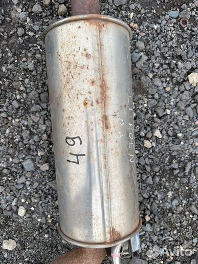 Резонатор глушителя Citroen C5 X7 EP6 turbo