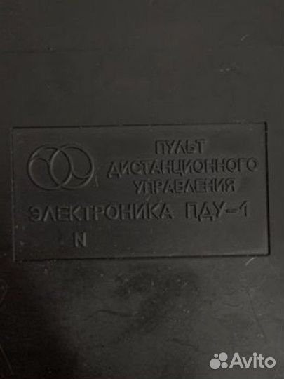 Электроника вм-27 черный с пультом