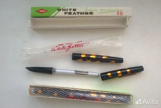 Перьевая ручка white feather 611