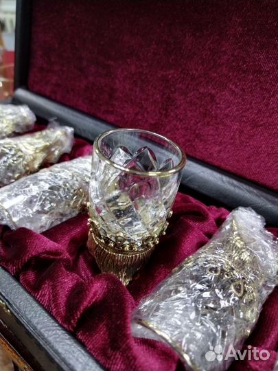 Рюмки лафитники, стопки, художественное литьё