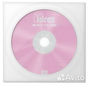 DVD+RW Mirex 4х на 4,7GB 10 шт
