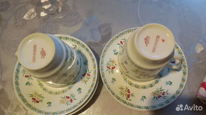 Кофейная пара лфз костяной фарфор