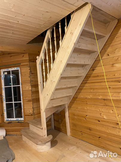 Деревянные лестницы с монтажом под ключ