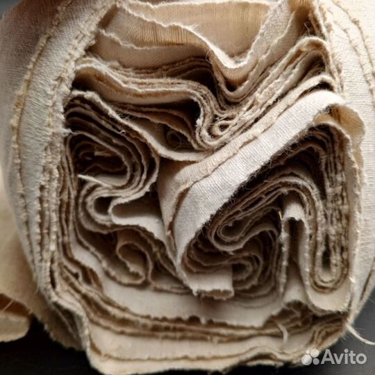 Домоткань ткань старинная лен хлопок крапива