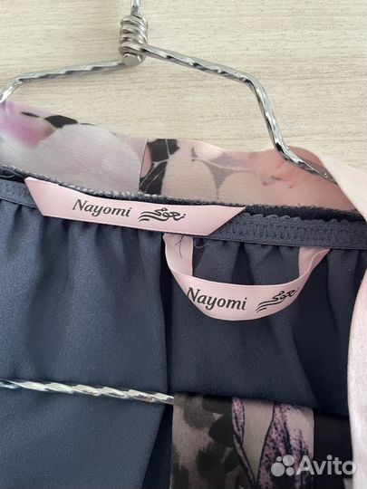 Шелковый халат и сорочка