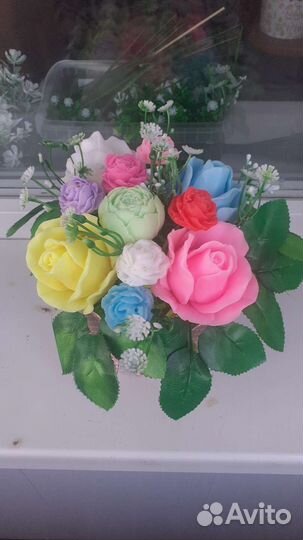 Очень красивые наборы из роз,розочек и тюльпанов