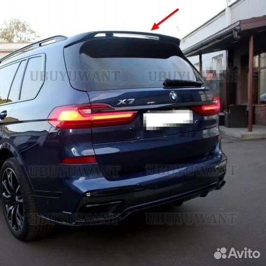 Спойлер bmw x7 g07 на крышку багажника new