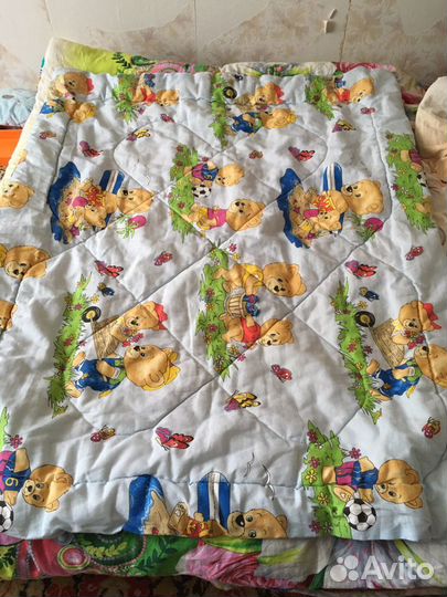 Пододеяльник и одеяло детское теплое