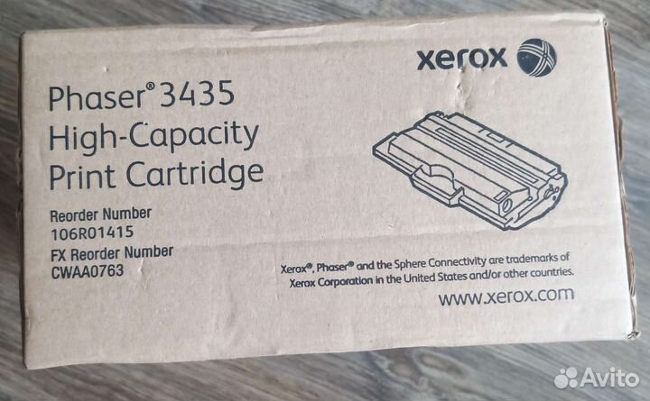 Картриджи xerox 3435