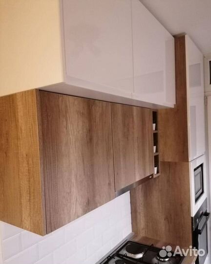 Кухонный гарнитур прямой матовый