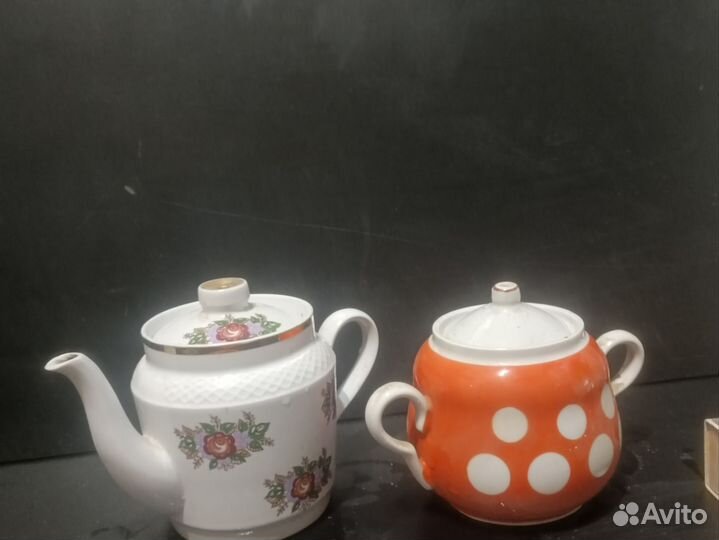 Стакан, чайник, ваза, набор