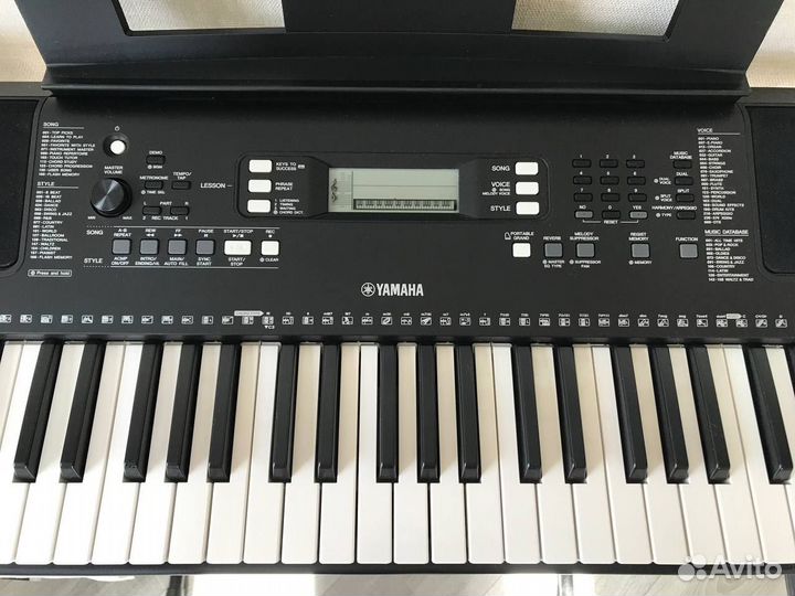 Синтезатор Yamaha PSR E363 (опора и чехол)