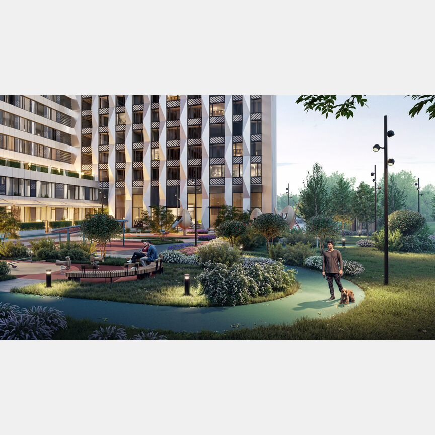 2-к. квартира, 48,3 м², 12/33 эт.