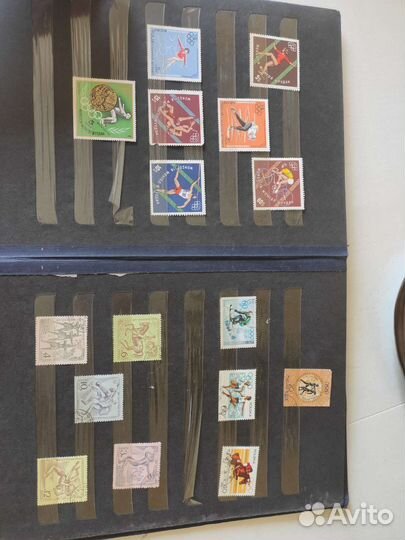 Альбом Почтовые марки Спорт и др