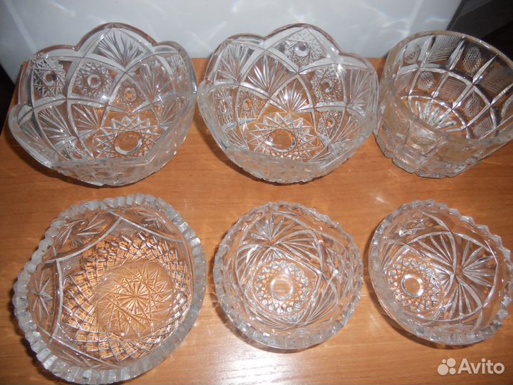 Ваза хрустальная