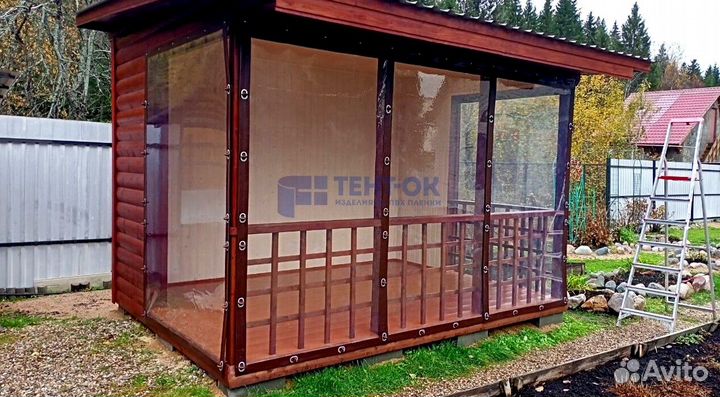 Жидкие окна для беседки