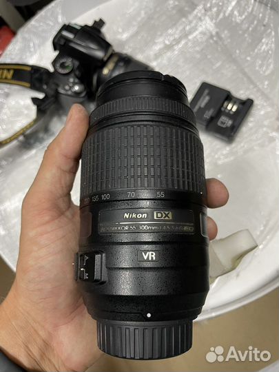 Объектив nikon 55 300, 18 55, фотоаппарат d5000
