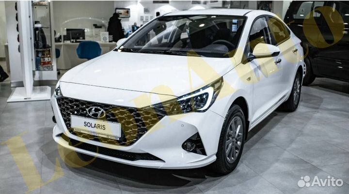 Капот на Hyundai Solaris 2 2017-2023 Белый