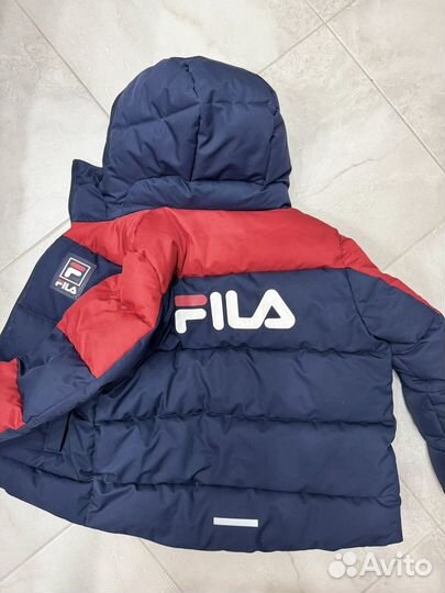 Пуховик для мальчика fila 122-128