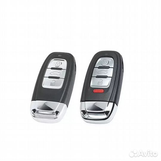 Чехол на ключ Audi / Ауди Grey 2018-2021