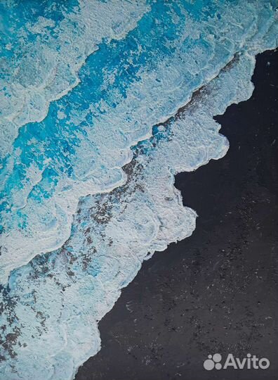 Современная картина ручная работа Море подарок