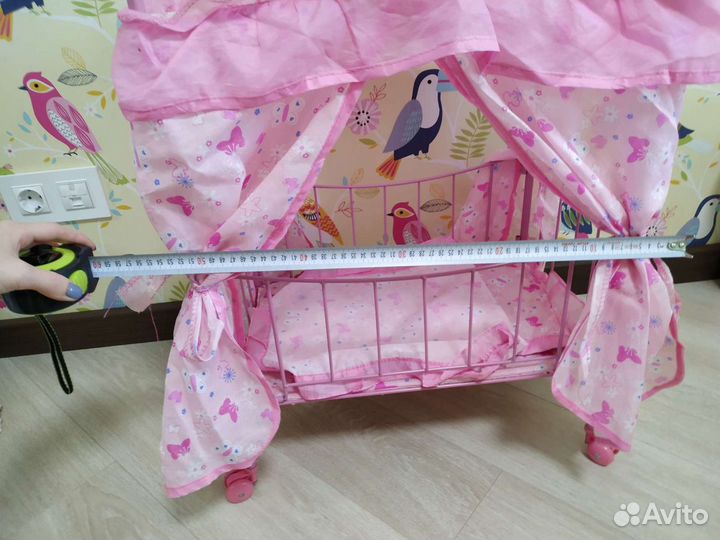 Кроватка для куклы, металл