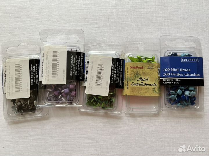 Люверсы. Брадсы. Анкеры. Скрапбукинг