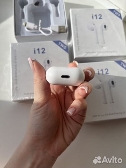 Наушники беспроводные новые apple airpods