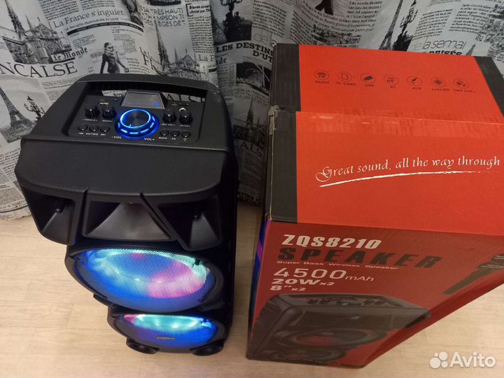 Большие портативные блютуз колонки,новые