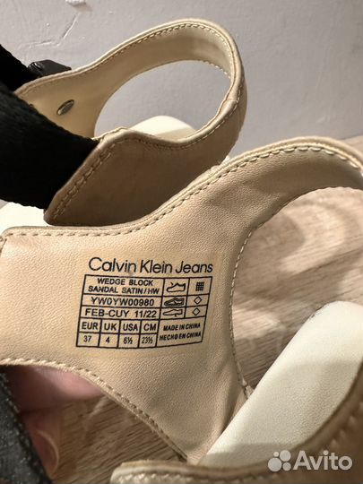 Босоножки Calvin clein 37