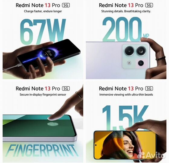 Xiaomi Redmi Note 13 Pro, 8/256 ГБ