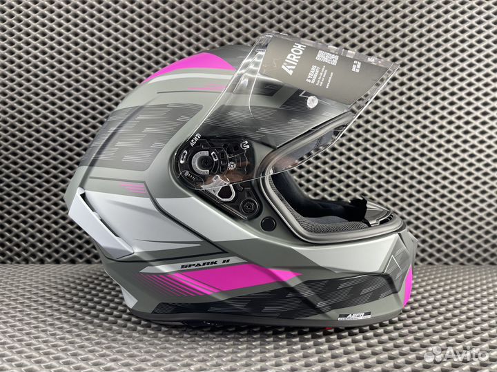 Дорожный шлем Airoh Spark 2 Zenith Pink Matt