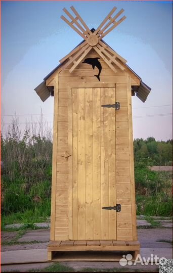 Уличный туалет с установкой