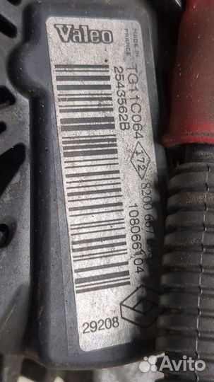 Генератор Nissan Micra K12E, 2009