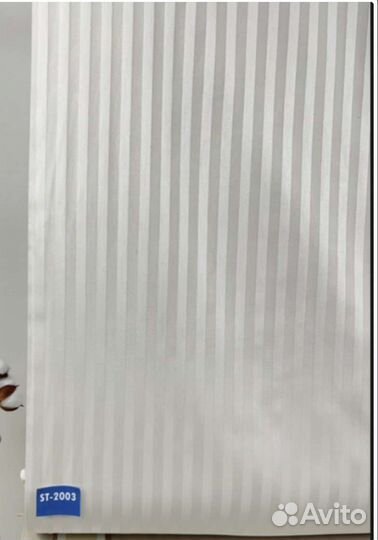 Ткань страйп сатин Турция