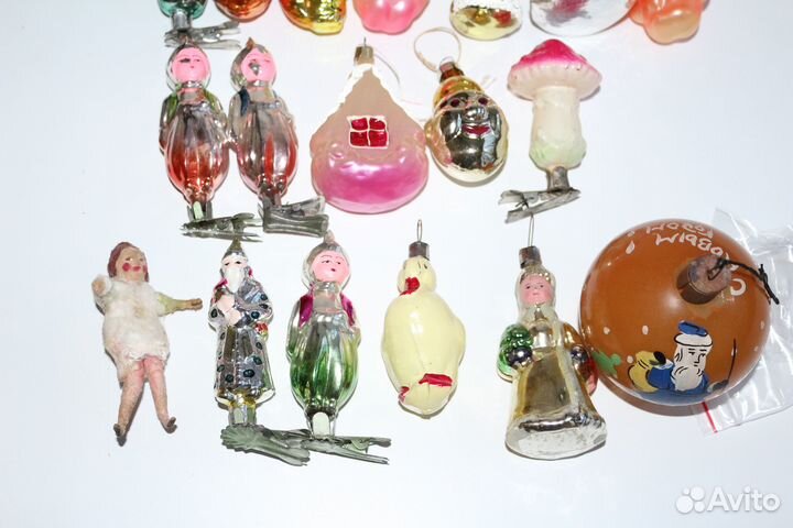 Ёлочные игрушки СССР фигурки и др