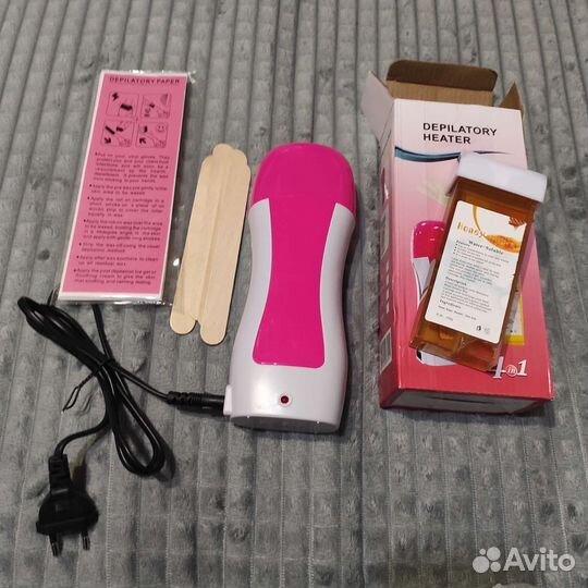 Воскоплав + набор с воском для депиляции новый