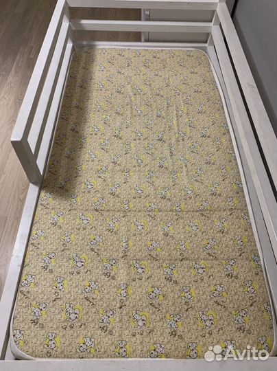 Детская кровать домик с матрасом