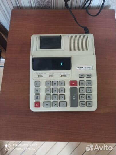Калькулятор casio FR-2600