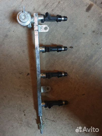 Топливная рампа nexia с форсунками