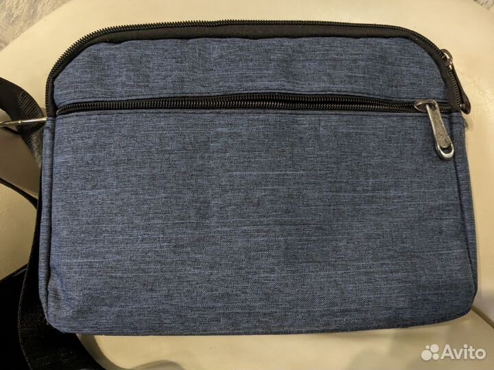 Сумка мужская тканевая с длинной ручкой